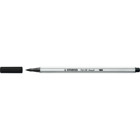 stabilo-pennarello-pen-68-brush-punta-pennello-m-1-mm-nero-568-46