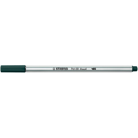 stabilo-pennarello-pen-68-brush-punta-pennello-m-1-mm-verde-terra-568-63