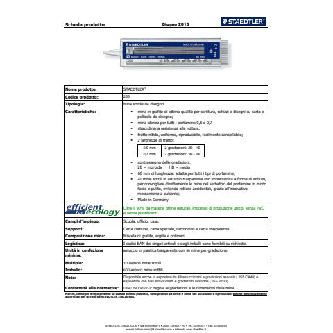 staedtler-mine-sottili-mars-micro-carbon-255-hb-0-7-mm-astuccio-40-pezzi-255-07-hb