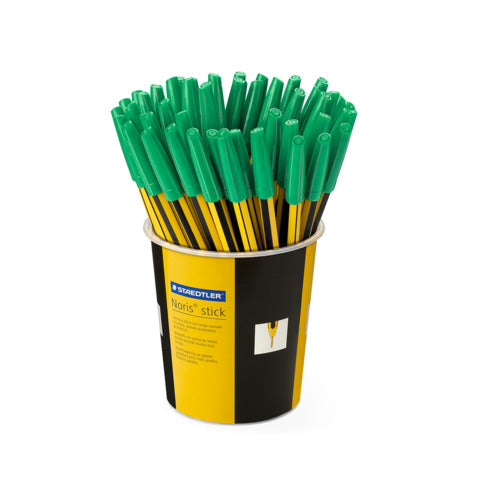 staedtler-penna-sfera-noris-stick-punta-m-1-mm-verde-barattolo-50-pezzi-434-05-kp5