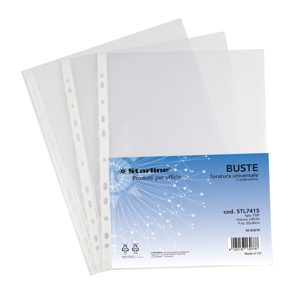 starline-50-buste-forate-22x30cm-liscio-top