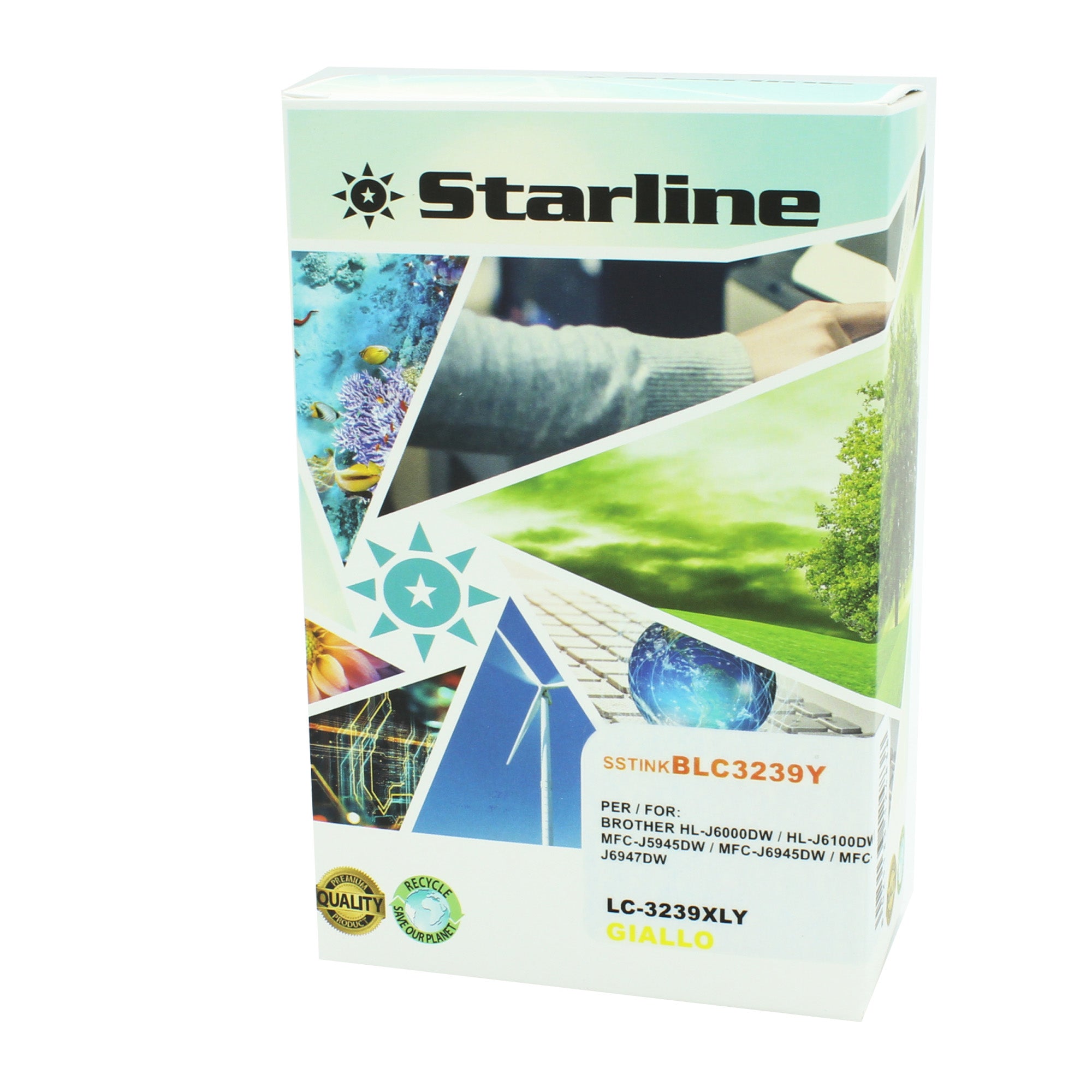 starline-cartuccia-ink-giallo-print-c-brother-lc-3239xly