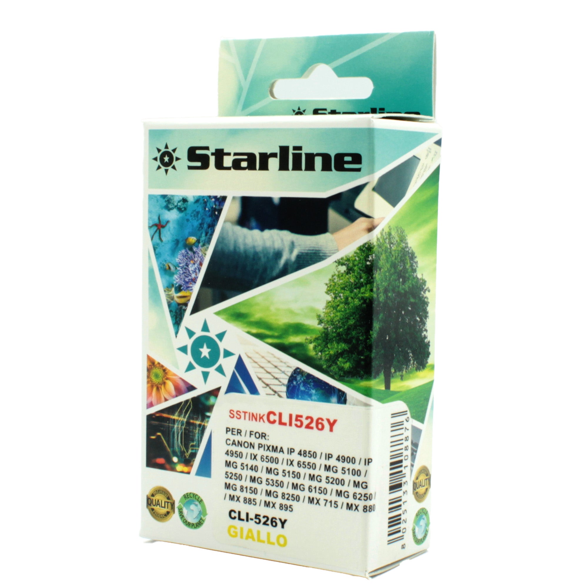 starline-cartuccia-ink-giallo-print-c-canon-cli526y