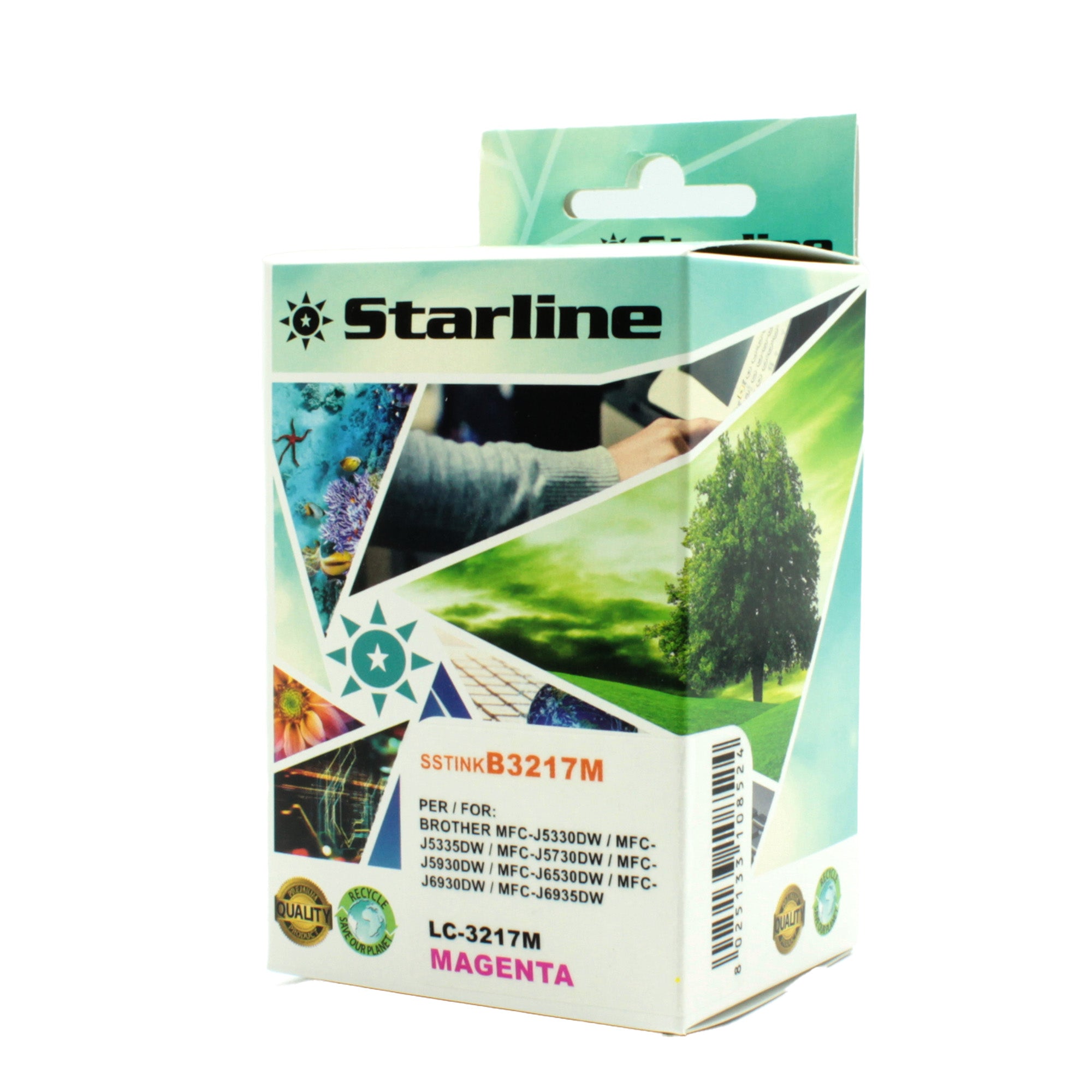 starline-cartuccia-ink-magenta-print-c-brother-lc3217m