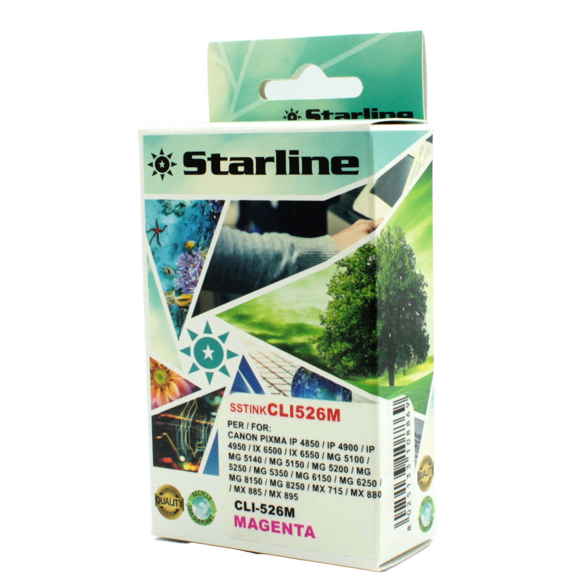 starline-cartuccia-magenta-print-c-canon-cli526bm
