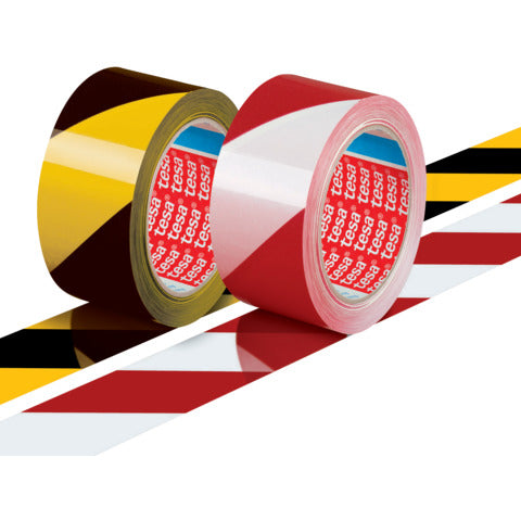 tesa-nastro-segnaletico-signal-universale-opp-adesivo-acrilico-50mm-x-66m-giallo-nero-58133-00000-00