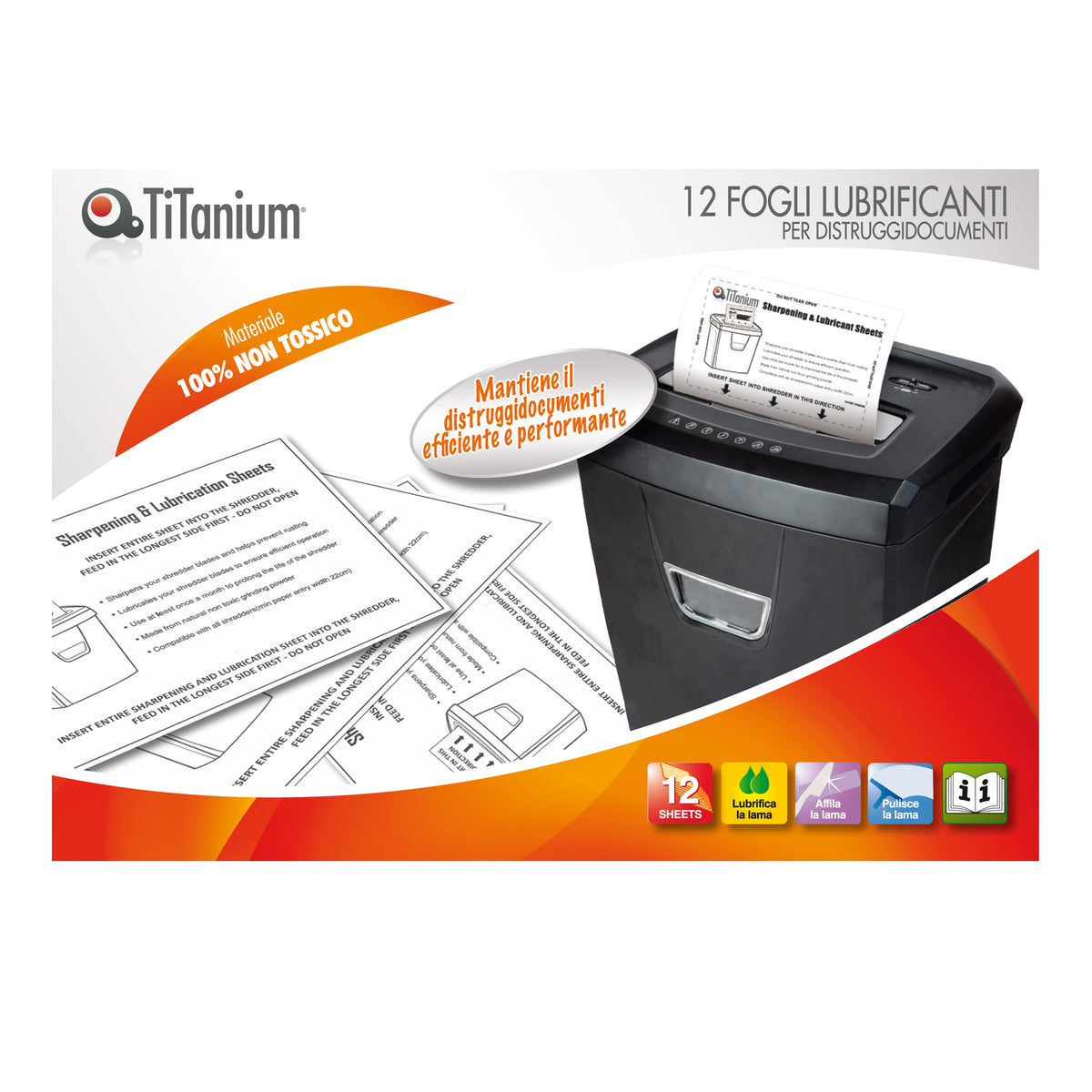 titanium-confezione-12-fogli-lubrificanti-distruggidocumenti