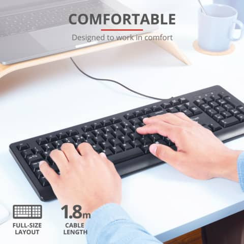 trust-tastiera-filo-ultrasilenziosa-tk-150-