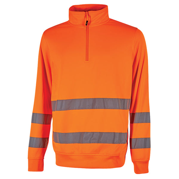 u-power-felpa-alta-visibilita-felis-mezza-zip-tg-l-arancio-fluo
