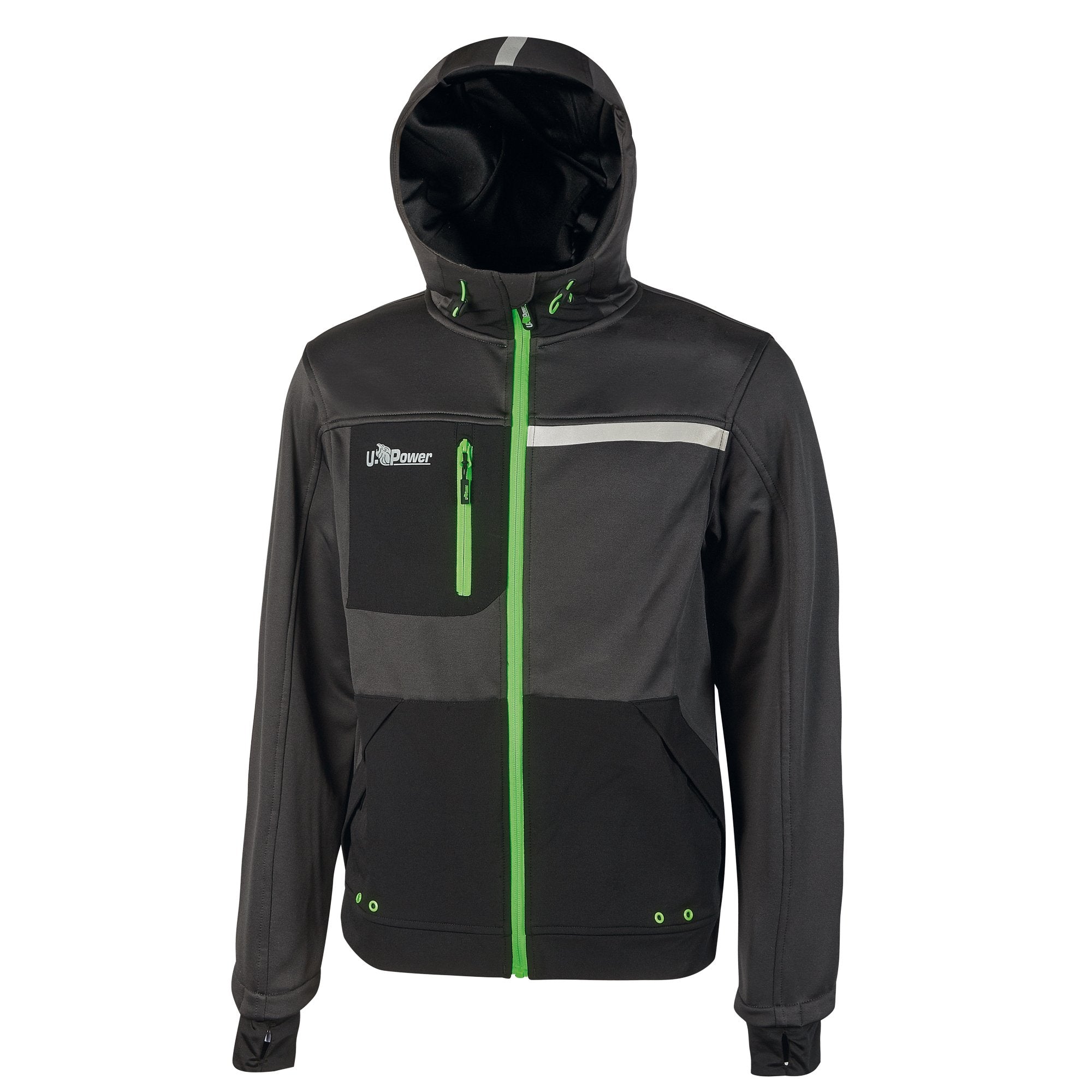 u-power-felpa-galaxy-taglia-l-nero-verde