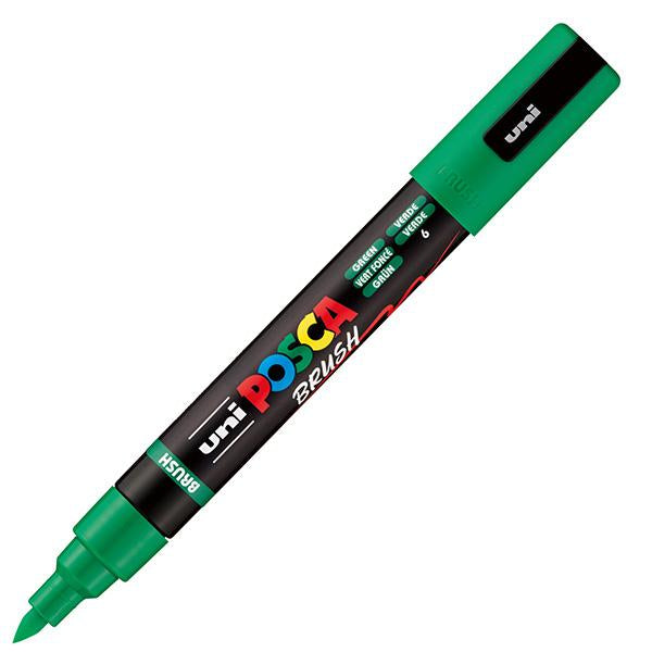 uni-mitsubishi-marcatore-uni-posca-pc5mbr-punta-brush-1-0-4-0mm-verde