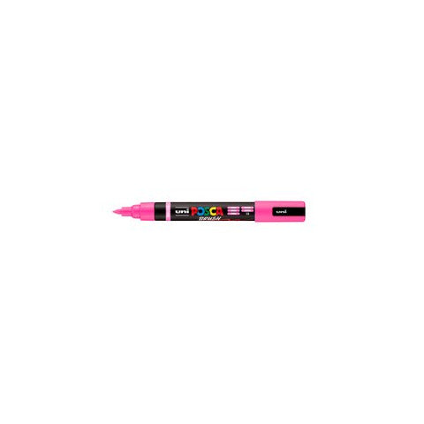 uni-posca-marcatore-tempera-punta-pennello-semi-flessibile-1-4-mm-rosa-m-pc5br-ra