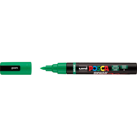 uni-posca-marcatore-tempera-punta-pennello-semi-flessibile-1-4-mm-verde-m-pc5br-v