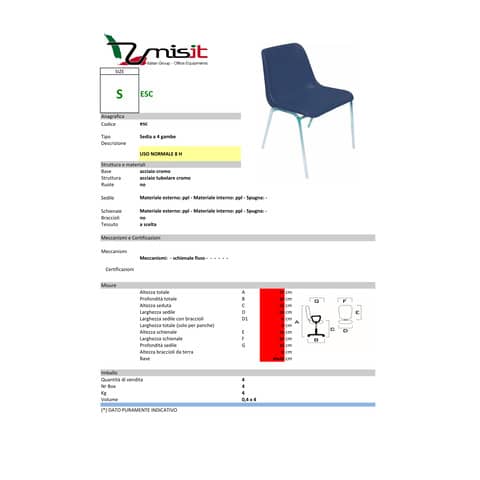 unisit-sedia-visitatore-esse-esc-4-gambe-acciaio-cromato-schienale-fisso-nero-conf-5-pezzi-esc-5-n