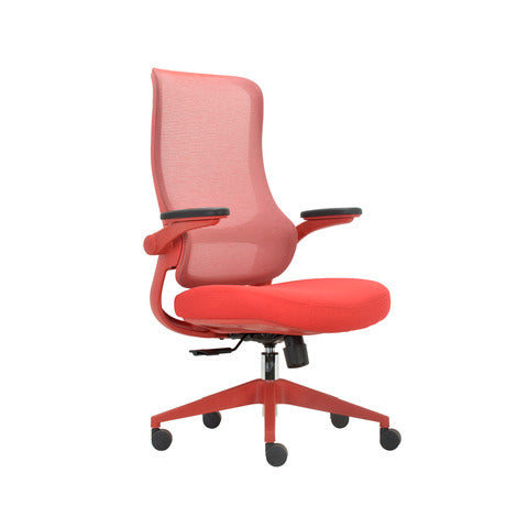 unisit-seduta-semi-direzionale-aurora-braccioli-regolabili-supporto-lombare-rosso-ln18-rossa