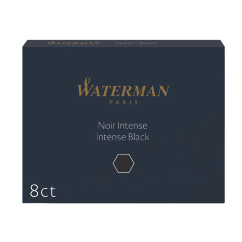 waterman-cartucce-inchiostro-stilografica-conf-8-pezzi-inchiostro-nero-s0110850