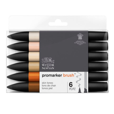 winsor-newton-pennarelli-winsornewton-promarker-brush-doppia-punta-scalpello-pennello-conf-6-pz-colori-assortiti-carne-0290127